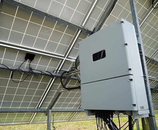 Solar panel inverter